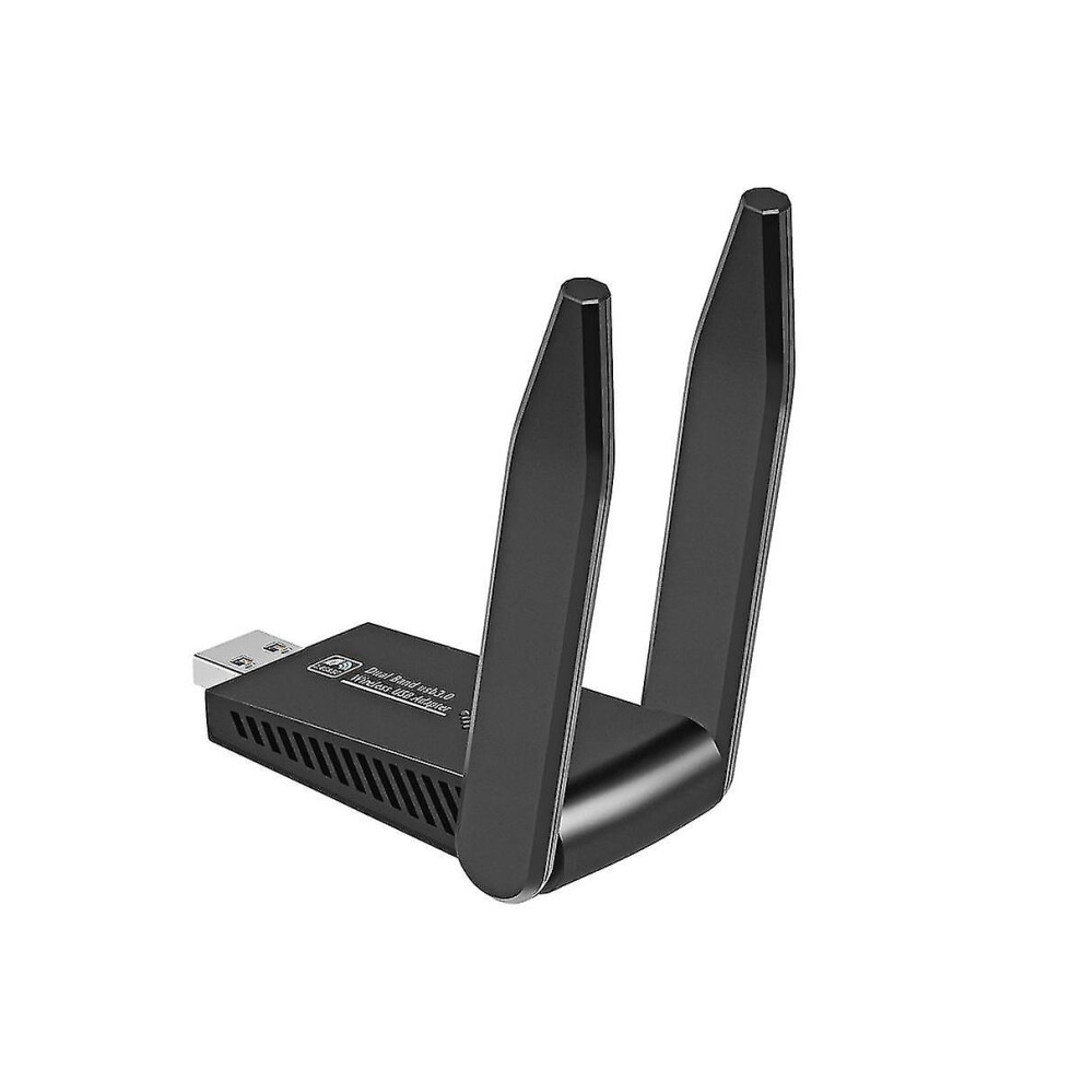 Wireless Usb Adapter With Dual 5Dbi Antennas For Stable Connection, Compatible With Windows 11, 1300Mbps Dual Band Usb 3.0 Network Card 6901508450745