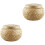 2Pièces Pot À Bonbons Bambou Khaki Décoration 4