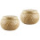 2Pièces Pot À Bonbons Bambou Khaki Décoration 5