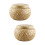 2Pièces Pot À Bonbons Bambou Khaki Décoration 7
