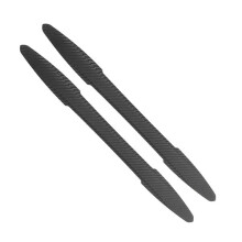 Protectores de parachoques y puertas estilo fibra de carbono, ajuste universal para la mayoría de los coches, kit de protección de esquinas.