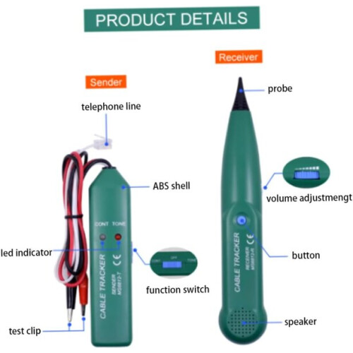Non-Destructive Cable Tester for Breakpoint Location and Wire Detection, Network Cable Telephone Line Diagnostics 1