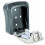 Programmable Key Safe Box with Changeable 4 Digit Code, Metal Outdoor Security Storage for Keys, Wall Mountable Lock Box 4