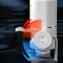 Chauffe-eau électrique instantané avec chauffage en 3 à 5 secondes, température réglable de 30 à 60 C, conception écoénergétique pour évier