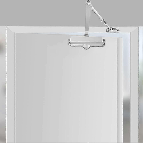 Automatic Door Closer with Adjustable Hydraulic Buffer, Fire Rated for 65kg Doors, Tested 1,000,000 Cycles 1