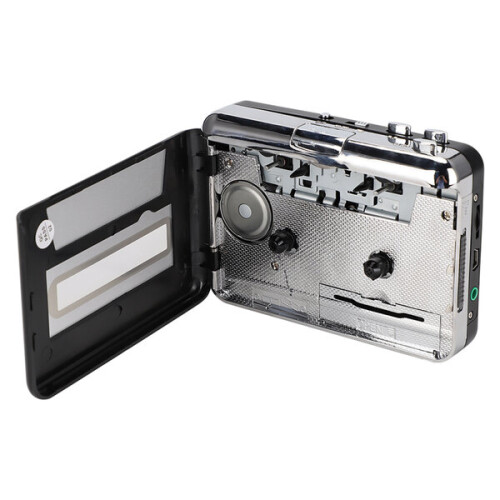 Conversor de Cassete para MP3 Compatível com iPod, Player Portátil USB com Saída de Áudio 1