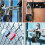 Long Shank Combination Padlock for Secure Locking, 4-Digit Code with 10000 Options, Cut Resistant Zinc Alloy Construction 4
