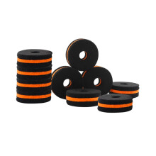 Drum Practice Pad Set with Stand and Wing Nuts, UltraQuiet Rebound Felt Cymbal Pads 10pcs