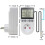Digital Thermostat Socket with 1.7m Sensor, 16A 3680W Programmable Timer for Home Appliance Control 1
