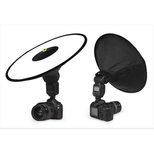 Portable Foldable Flash Softbox Compatible with Speedlite 44cm Round Quick Setup for Photo Studio Lighting 2