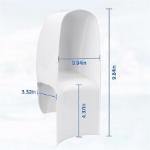 Protetor de Borrifos para Assento de Banheiro Masculino, Protetor Universal de Plástico para Prevenir Borrifos de Urina