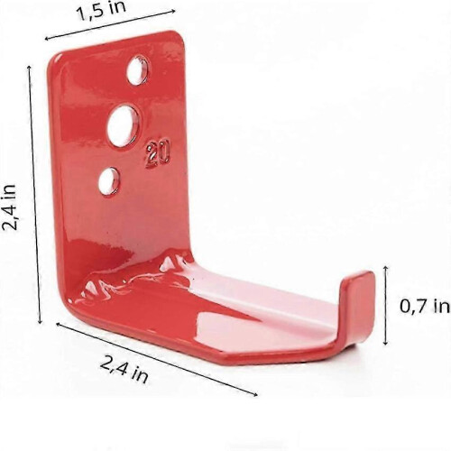 Secure Metal Fire Extinguisher Mounting Bracket for Wall, 4-Pack, Universal Fit for Quick Access 1