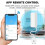 WiFi Water Leak Alarm, Wireless Sensor with App Notifications, Battery Operated 3