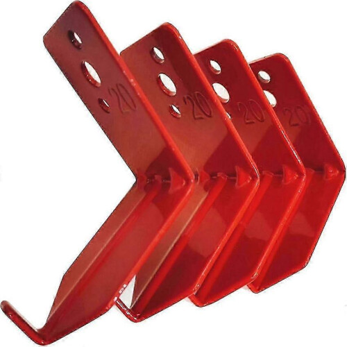 Secure Metal Fire Extinguisher Mounting Bracket for Wall, 4-Pack, Universal Fit for Quick Access 2