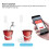 WiFi Water Leak Alarm, Wireless Sensor with App Notifications, Battery Operated 4