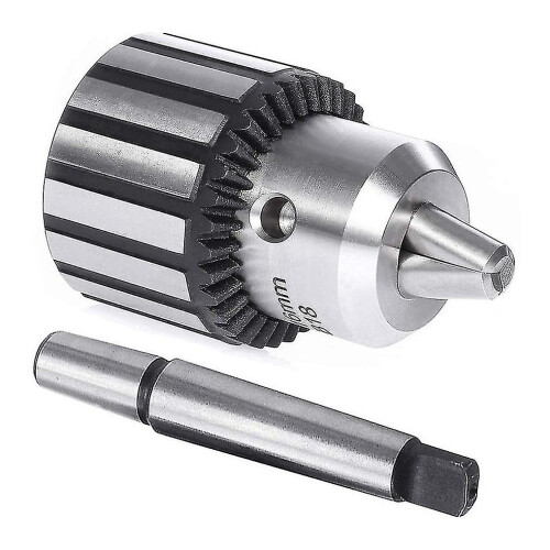 Keyed Drill Chuck, 2MT Spindle, 3-16mm (5/8") Capacity, Includes K32 Key for Machine Tools 1