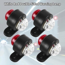 Lucchetto di Sicurezza LED per Camion e Rimorchi, 12-24V, Colore Doppio Rosso e Bianco, Impermeabile IP67, Fari Posteriori