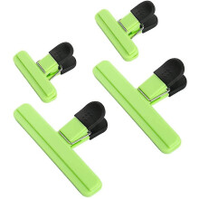 Pinzas Herméticas para Alimentos ABS de Grado Alimenticio, Diseño Antifugas con Mandíbulas Estriadas, 12 Piezas en 3 Colores