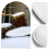 Durable Drum Practice Pad Replacement Head White Polyester Percussion Drum Skin for Consistent Performance 5
