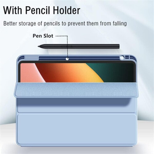 Capa de Tablet à Prova d'Água compatível com iPad de 10,9 Polegadas, Capa de Casco Duro PU+TPU com Função de Suspensão/Ativação Automática 1