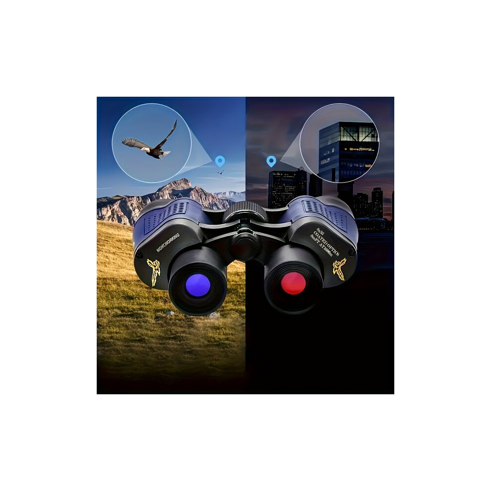 Telescope With Fixed Focus, 8X Magnification And 35Mm Lens, Rubber Monocular For Outdoor Use Blue 6901508499171