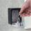 Weatherproof Password Key Box for Outside, 4-Digit Code Aluminium Alloy Key Safe with Mounting Hardware 3