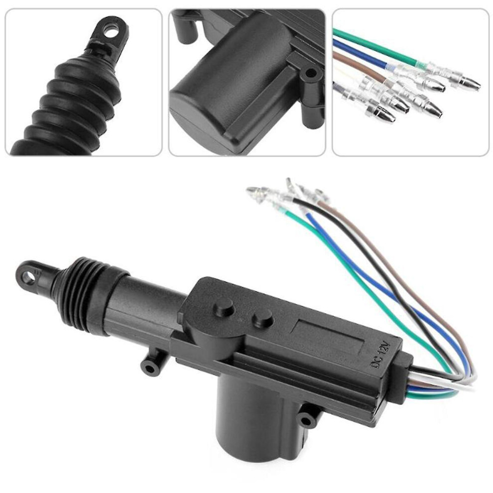 Universal 12V Door Lock Actuator Motor, Waterproof & Dustproof, Compatible With For Adding Central Locking To Vehicles 6901508459724