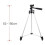 Trípode de Alumínio com Placa Quick Release Compatível com Câmeras Mirrorless e DSLR, Altura Ajustável 52-100cm 2