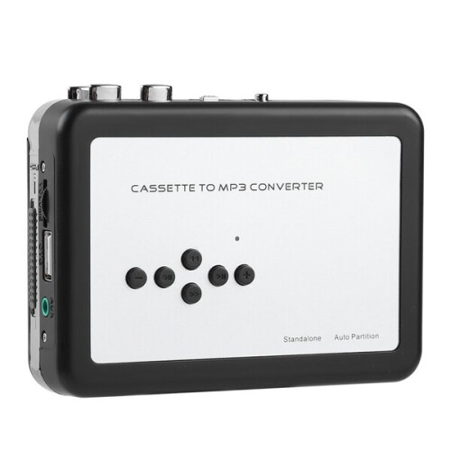 Convertitore da Cassetta a MP3 con USB per PC Windows, Alimentazione USB e Batteria 2