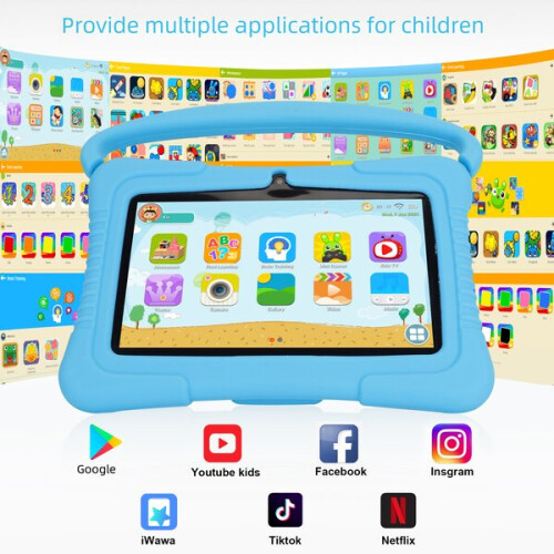 Children's Learning Tablet with 1.5GHz Fast Processor, 7-inch Screen, Android OS and Smart Gravity Sensor Function 2