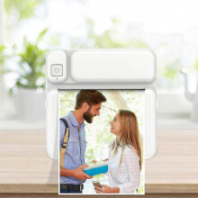 Stampante fotografica termica wireless per cellulari, stampante portatile compatibile per etichette e ricevute da 57 mm con batteria