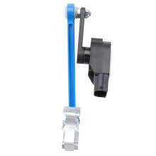 Par de sensores de nivel de vehículo compatibles con Audi A6 Allroad 2000-2005, reemplazo directo, material ABS y metal.