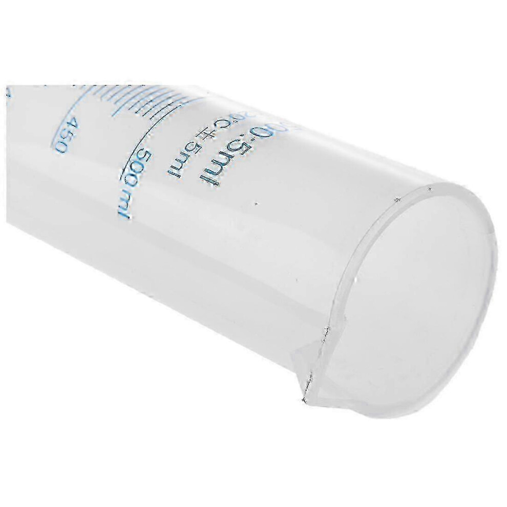 Polypropylene Graduated Cylinder 500Ml, Autoclavable Chemically Resistant With Non-Wetting Interior For Precise Laboratory Measurements 6901508585607