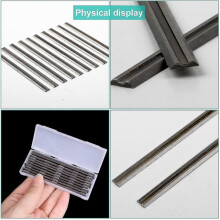 Hobelmesser 82 x 5,5 x 1,1 mm, 10er-Packung aus HSS-Stahl, langlebig und scharf für die Holzbearbeitung