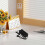 Hidden Storage Box for Valuables, Charger-shaped Discreet Organiser, Black Plastic Security Container 4