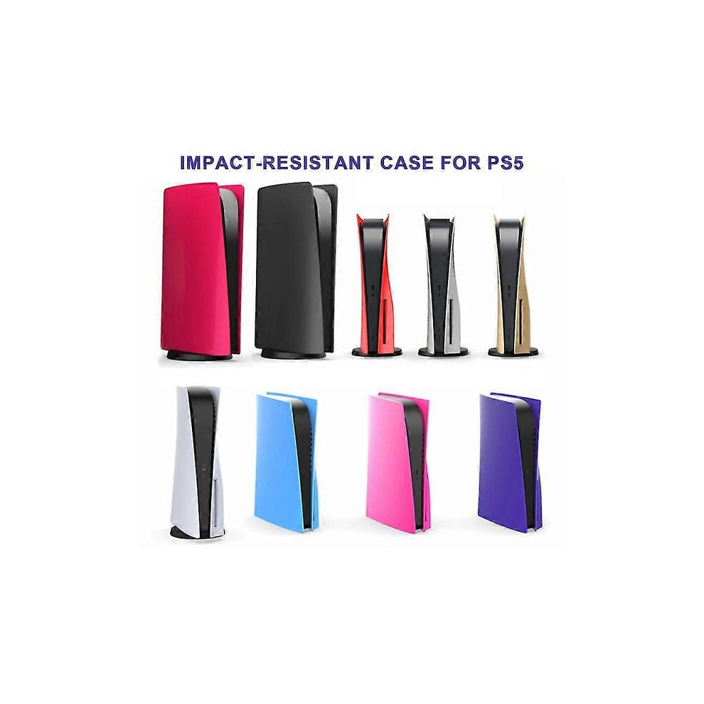 Protective Shell Compatible With Sony Ps5 Dvd Version, Full Port Access Hard Cover, Heat-Resistant Shockproof 6901508573673