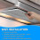 Range Hood Filter Precise 320x260mm Size, Compatible with Most Common Models, 5-Layer Aluminium Mesh Replacement Set 2