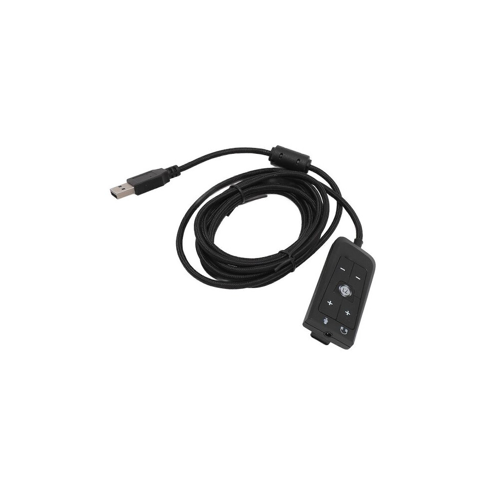 Usb Audio Adapter With 7.1 Virtual Surround Sound Compatible With Ps5, Xbox, Pc - Microphone And Headphone Volume Control 6901508578128