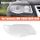 Headlight Lens Cover Compatible with 2007-2010 Models, Polycarbonate with Anti-UV Coating, Left Front Replacement 3