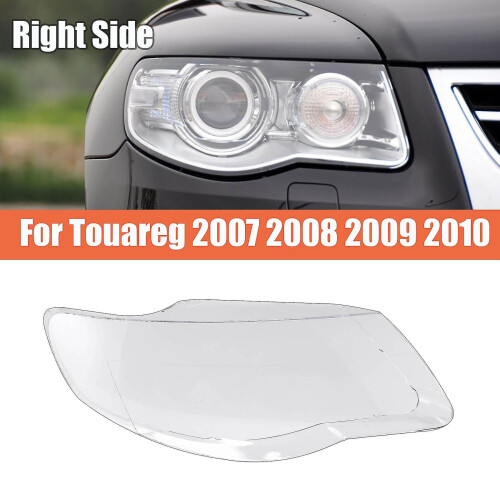 Headlight Lens Cover Compatible with 2007-2010 Models, Polycarbonate with Anti-UV Coating, Left Front Replacement 2