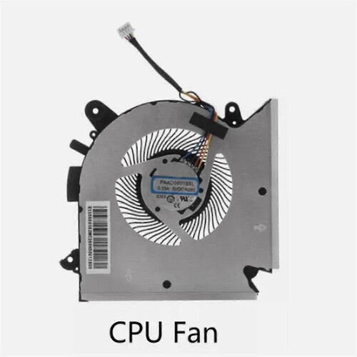 Set di ventole di raffreddamento per CPU e GPU compatibile con MSI GF63 GF65 WF65, ricambio in plastica, include ventola per CPU e ventola per GPU. 2