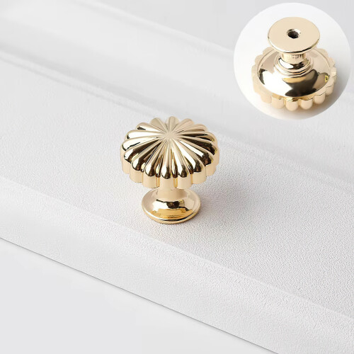 (K gold, 2pcs) Decorative Cabinet Knobs for Kitchen & Living Room 1