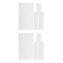 12Feuilles Mousse Carrés Adhésifs Double Face Loisirs