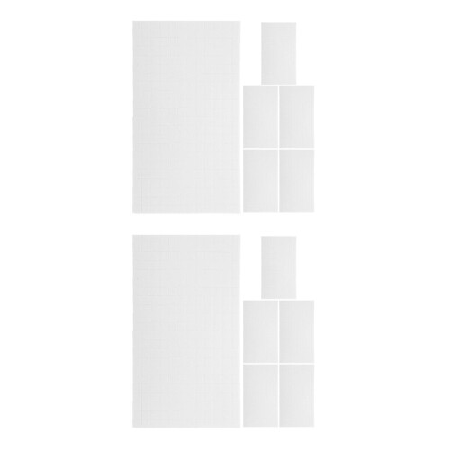 12Feuilles Mousse Carrés Adhésifs Double Face Loisirs