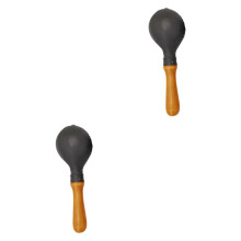 Wooden Maracas and Sand Hammer Shaker with Ergonomic Grip for Clear Rhythmic Sound and Versatile Music Use