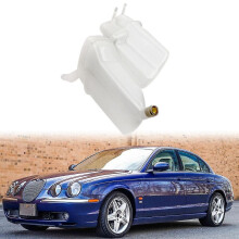 Coolant Reservoir Compatible with 2000-2003 Jaguar S-Type, ABS White Expansion Tank, Direct Fit Installation