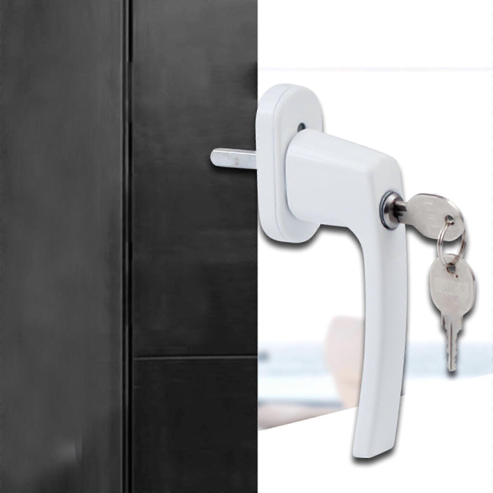 Security Window Handle With Lock And Key, Aluminium Construction For Enhanced Theft Prevention Easy Installation 6901508605633
