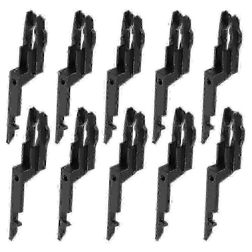 Fire Safety Key Switch with Reset Function Test Hole, 10-Piece Set for Alarm System Maintenance, Black Plastic 2