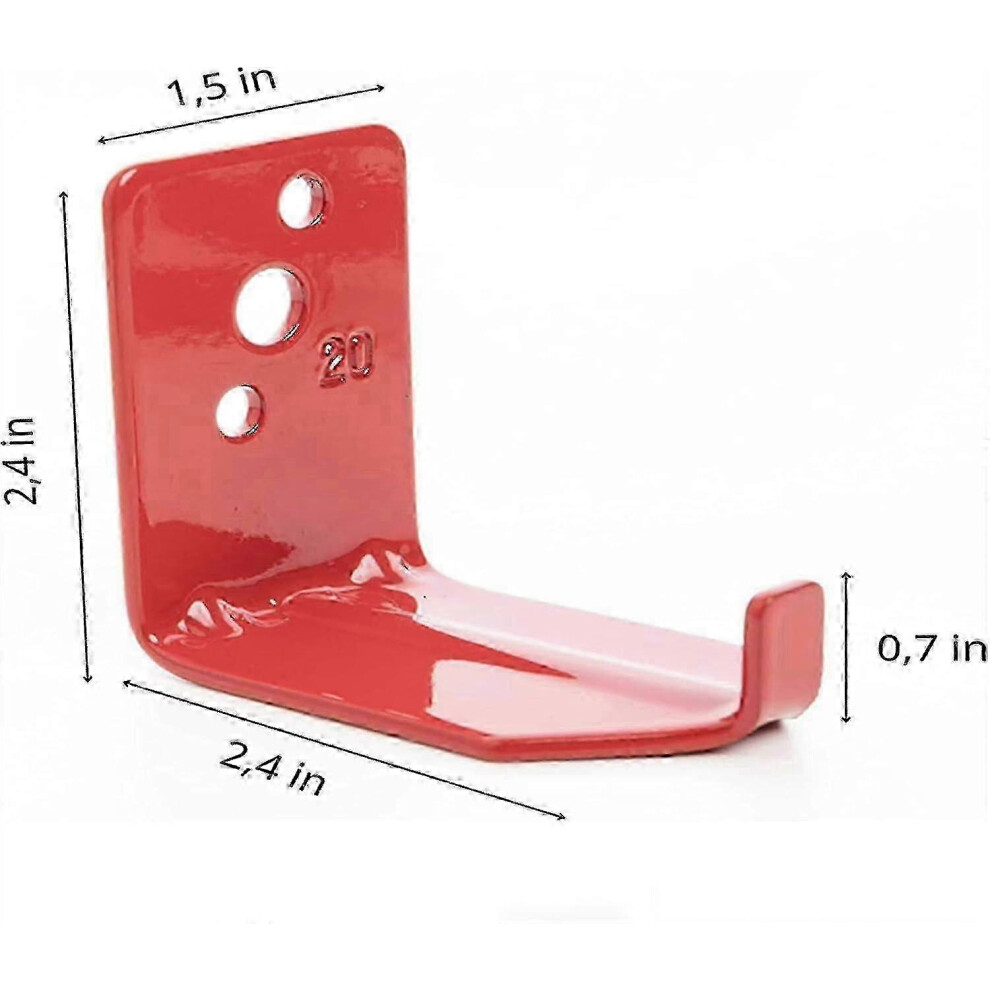 Metal Fire Extinguisher Bracket Set Of 4, Compatible With Dry Powder Water Extinguishers For Secure And Quick Access 6901508606401