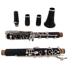 Professional Bb Clarinet with Nickel Plated Keys and Detachable Design for Orchestra Performance